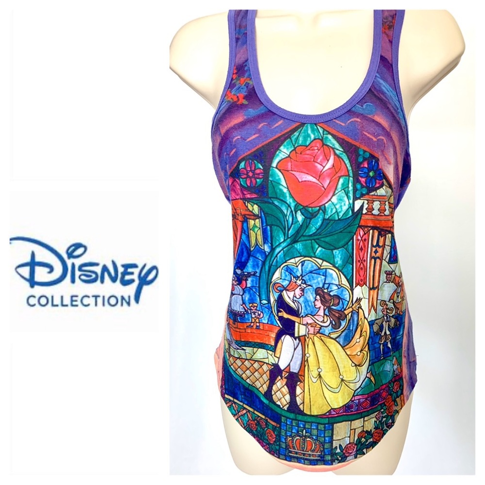 💚💚 Disney Beauty and the Beast tank top